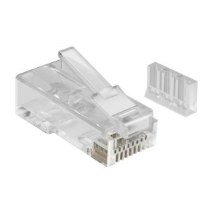 Plug RJ45 de 8 contactos CAT 6A, para cable redondo