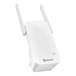 Repetidor Wi-Fi* 300 Mbps, 2,4 GHz, hasta 30 m de cobertura