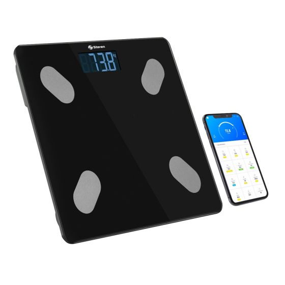 Báscula de grasa corporal de 1 pieza, báscula electrónica inteligente,  báscula electrónica digital de alta precisión para peso corporal, báscula  digit